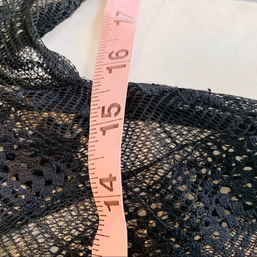 NEW MAJE Lace-panel straight-leg crepe jumpsuit 34 - Picture 12 of 13
